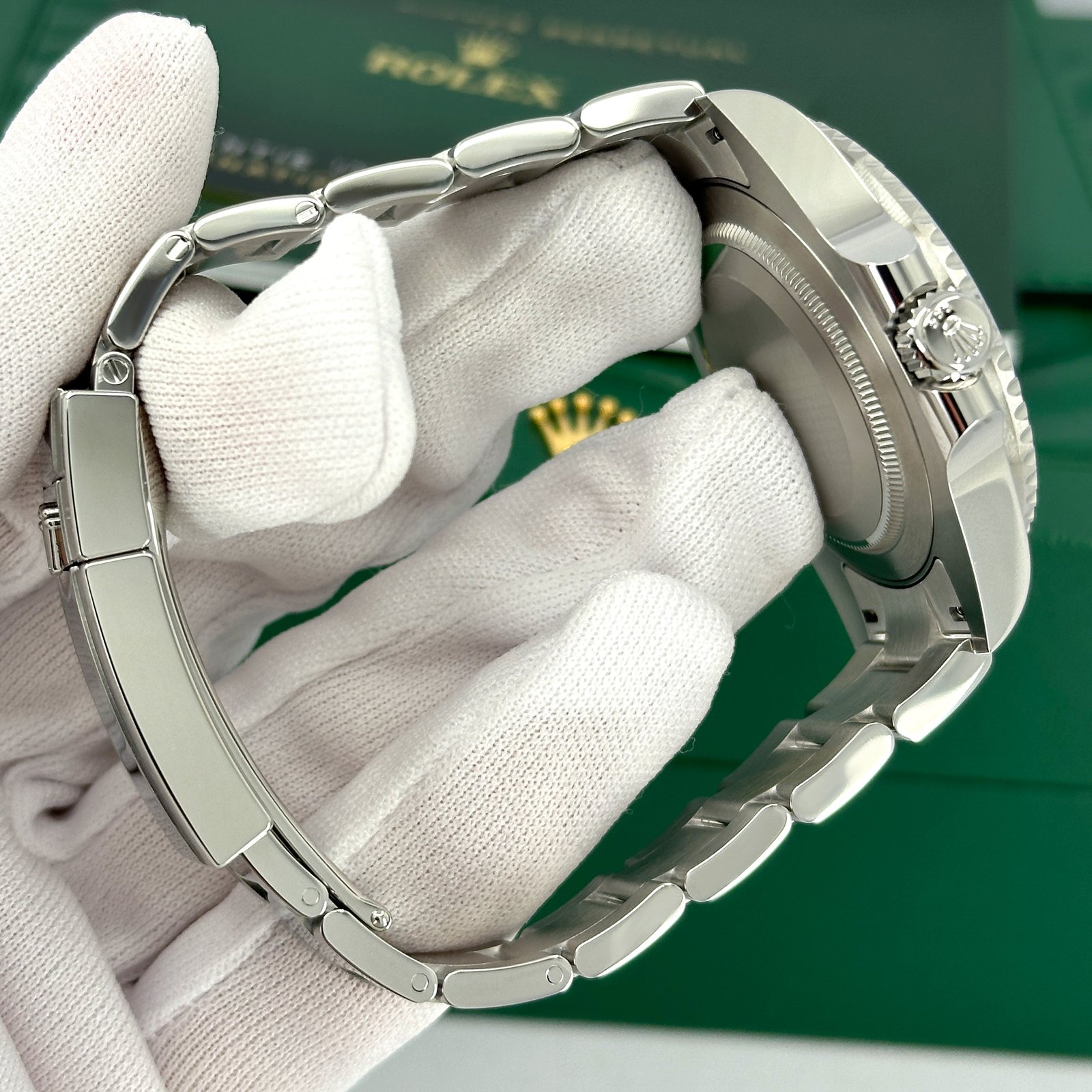 unworn rolex gmt master ii, bruce wayne, black, oyster, ref# 126710grnr 0004 unworn rolex gmt master ii, bruce wayne, black, oyster, ref# 126710grnr 0004