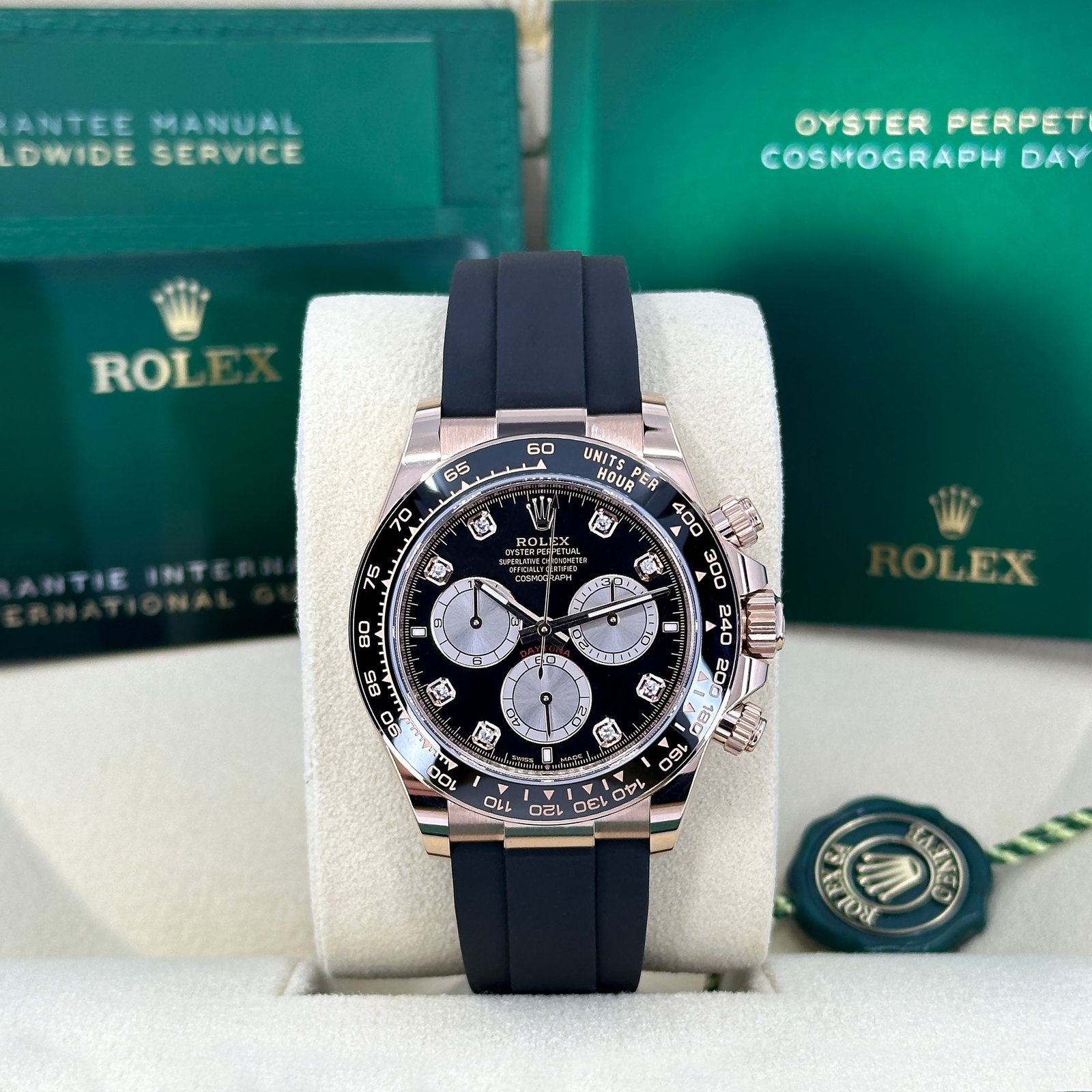 rolex cosmograph daytona 40mm, 18k everose gold, ref# 126515ln 0004 rolex cosmograph daytona 40mm, 18k everose gold, ref# 126515ln 0004