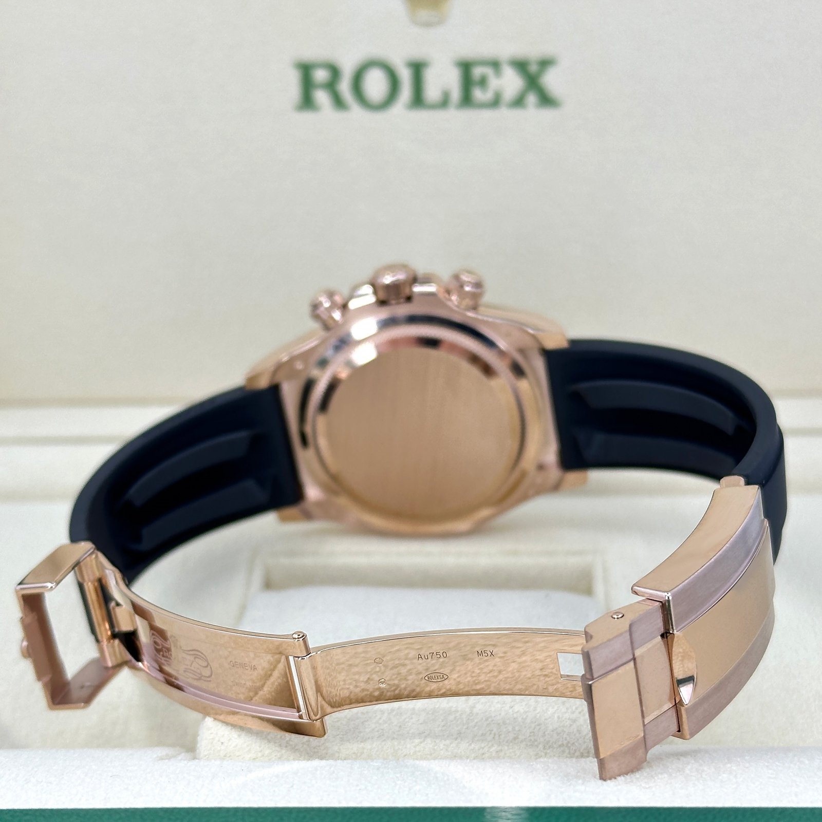 rolex cosmograph daytona 40mm, 18k everose gold, ref# 126515ln 0004 rolex cosmograph daytona 40mm, 18k everose gold, ref# 126515ln 0004