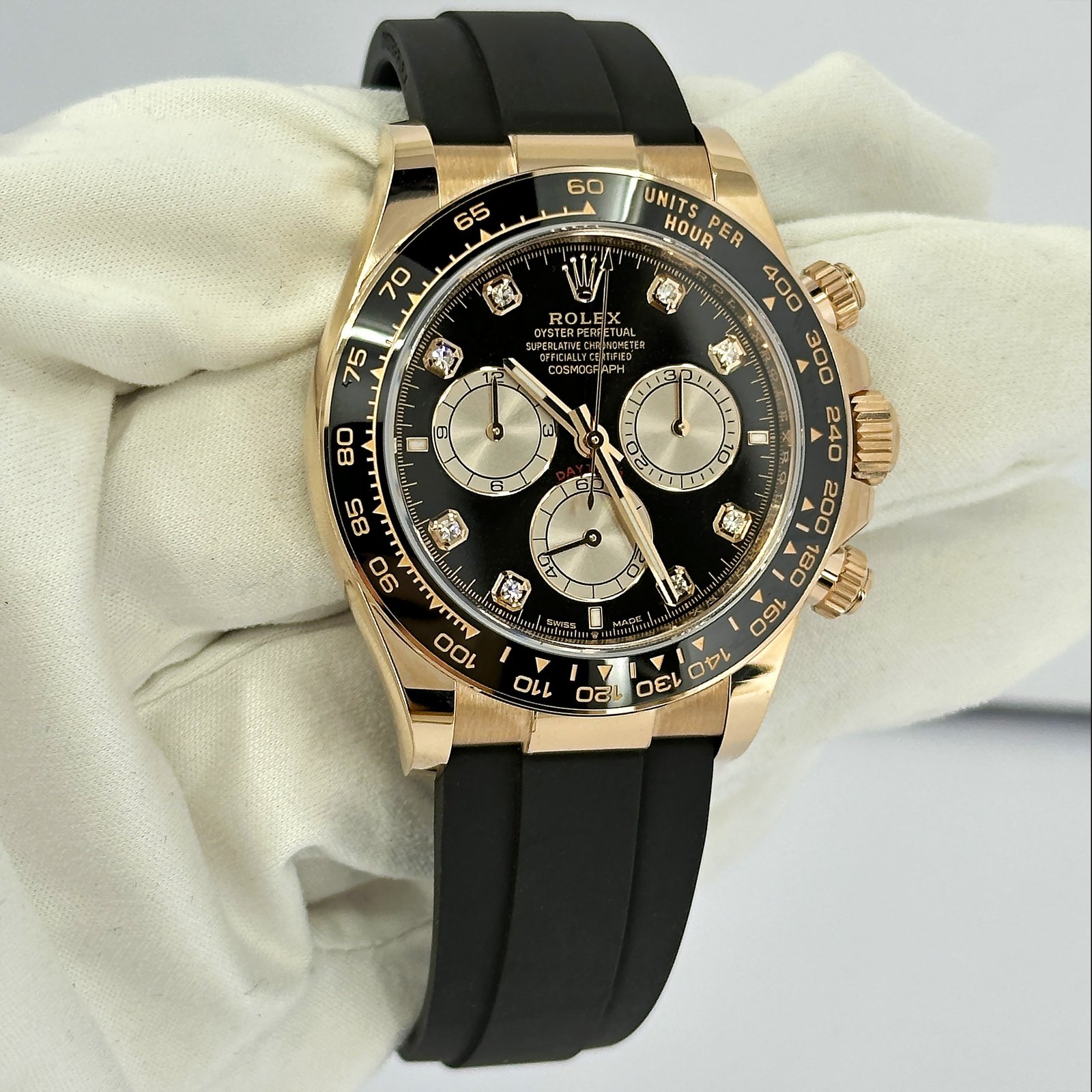 rolex cosmograph daytona 40mm, 18k everose gold, ref# 126515ln 0004 rolex cosmograph daytona 40mm, 18k everose gold, ref# 126515ln 0004