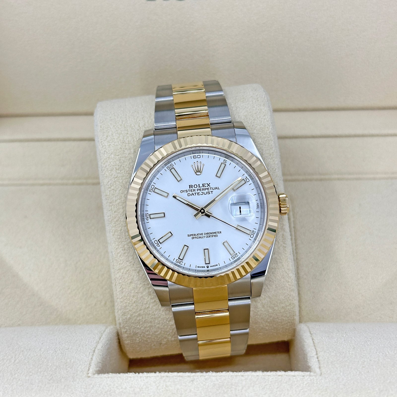 rolex datejust 41 oystersteel and yellow gold ref# 126333 0015 rolex datejust 41 oystersteel and yellow gold ref# 126333 0015