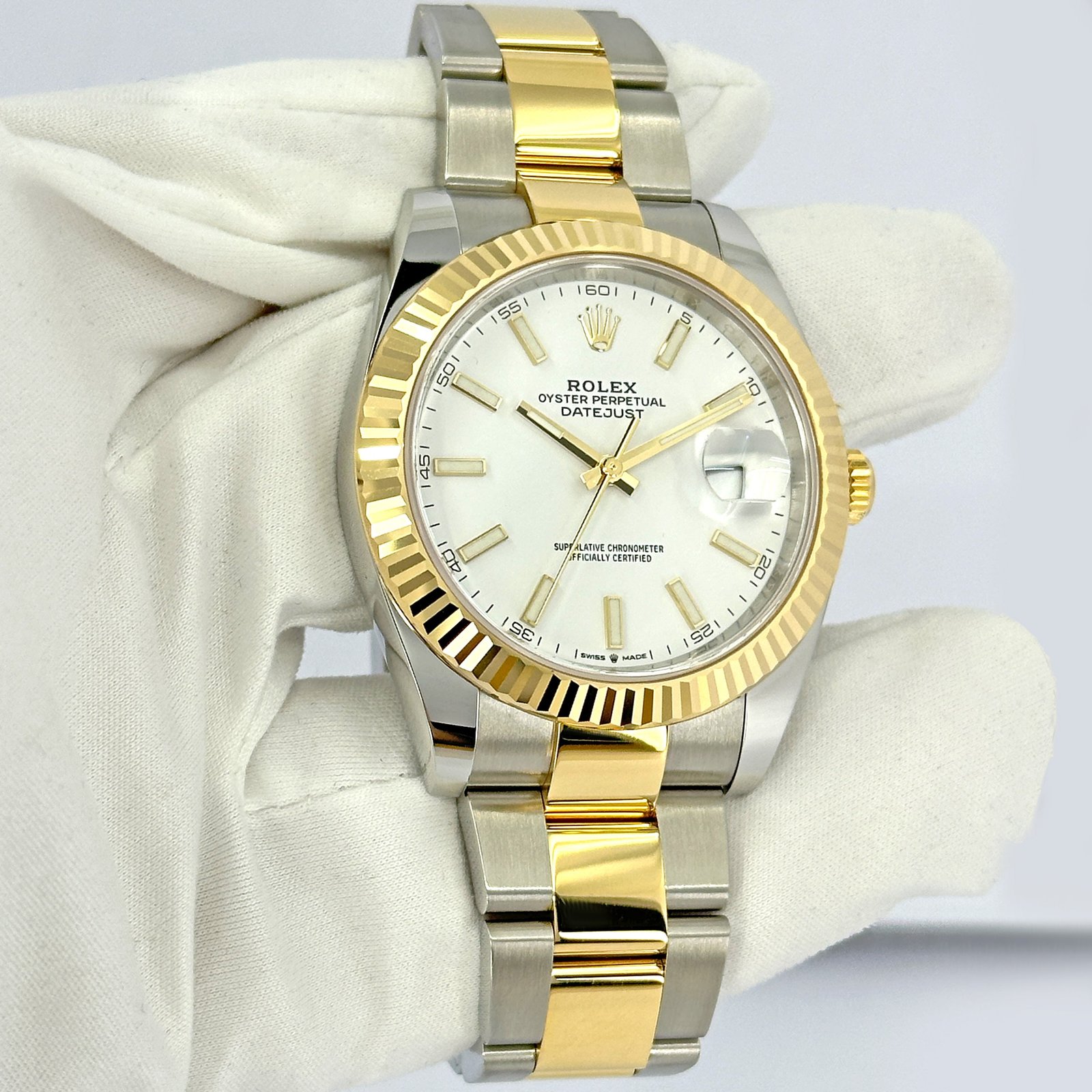 rolex datejust 41 oystersteel and yellow gold ref# 126333 0015 rolex datejust 41 oystersteel and yellow gold ref# 126333 0015