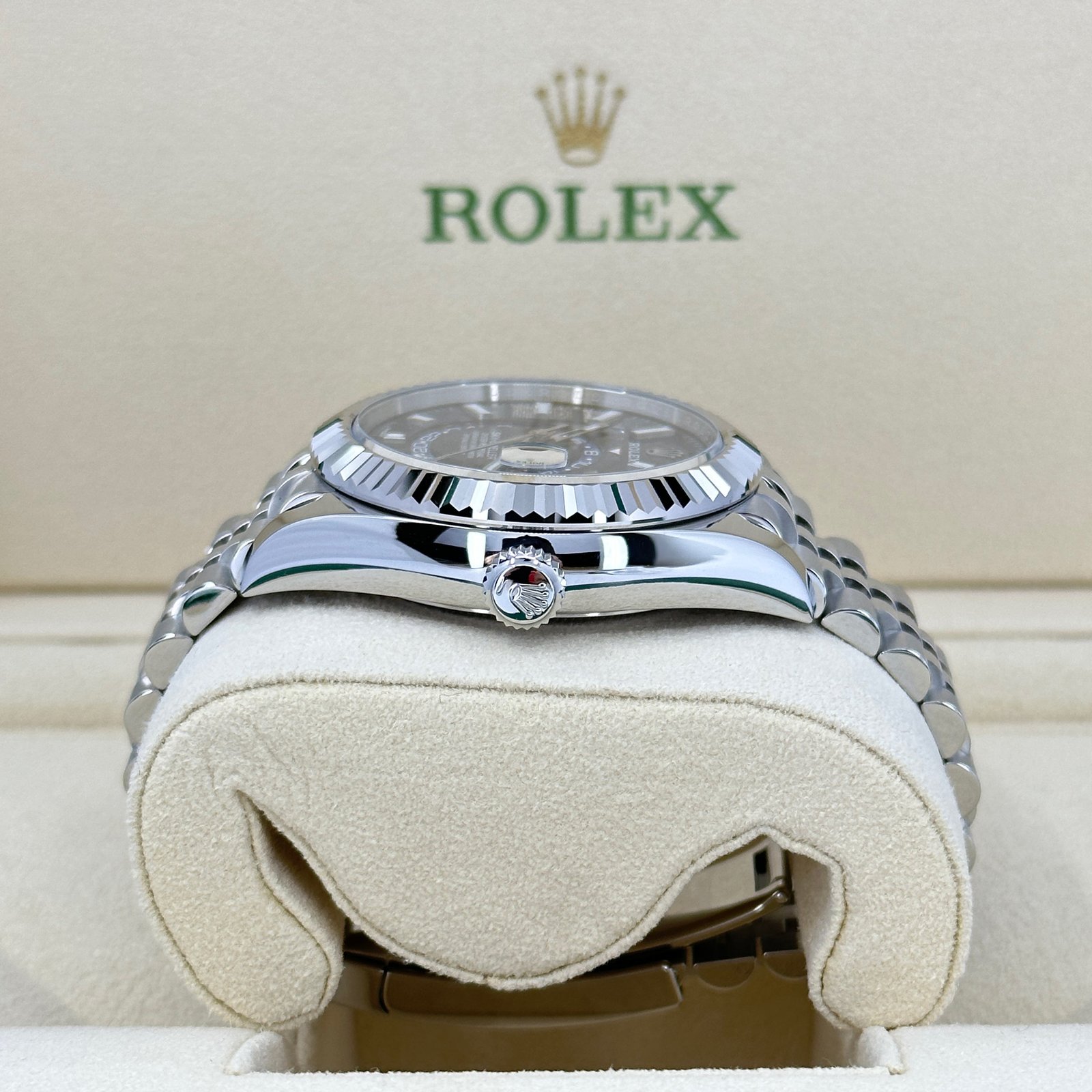 rolex sky dweller, 42mm, oystersteel and 18k white gold, blue, jubilee, ref# 336934 0006 rolex sky dweller, 42mm, oystersteel and 18k white gold, blue, jubilee, ref# 336934 0006
