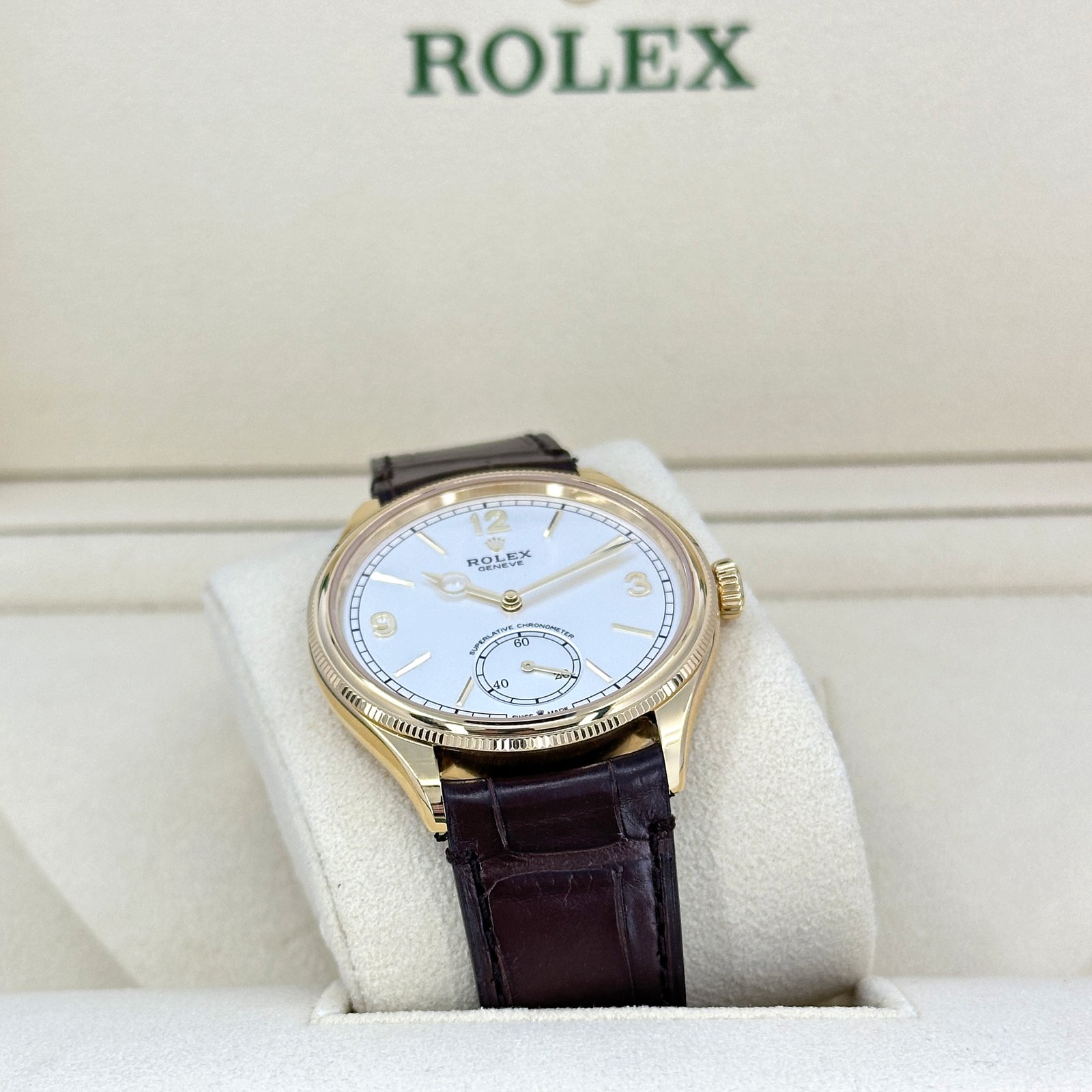 rolex perpetual 1908, 39mm, 18k yellow gold, ref# 52508 0006 rolex perpetual 1908, 39mm, 18k yellow gold, ref# 52508 0006