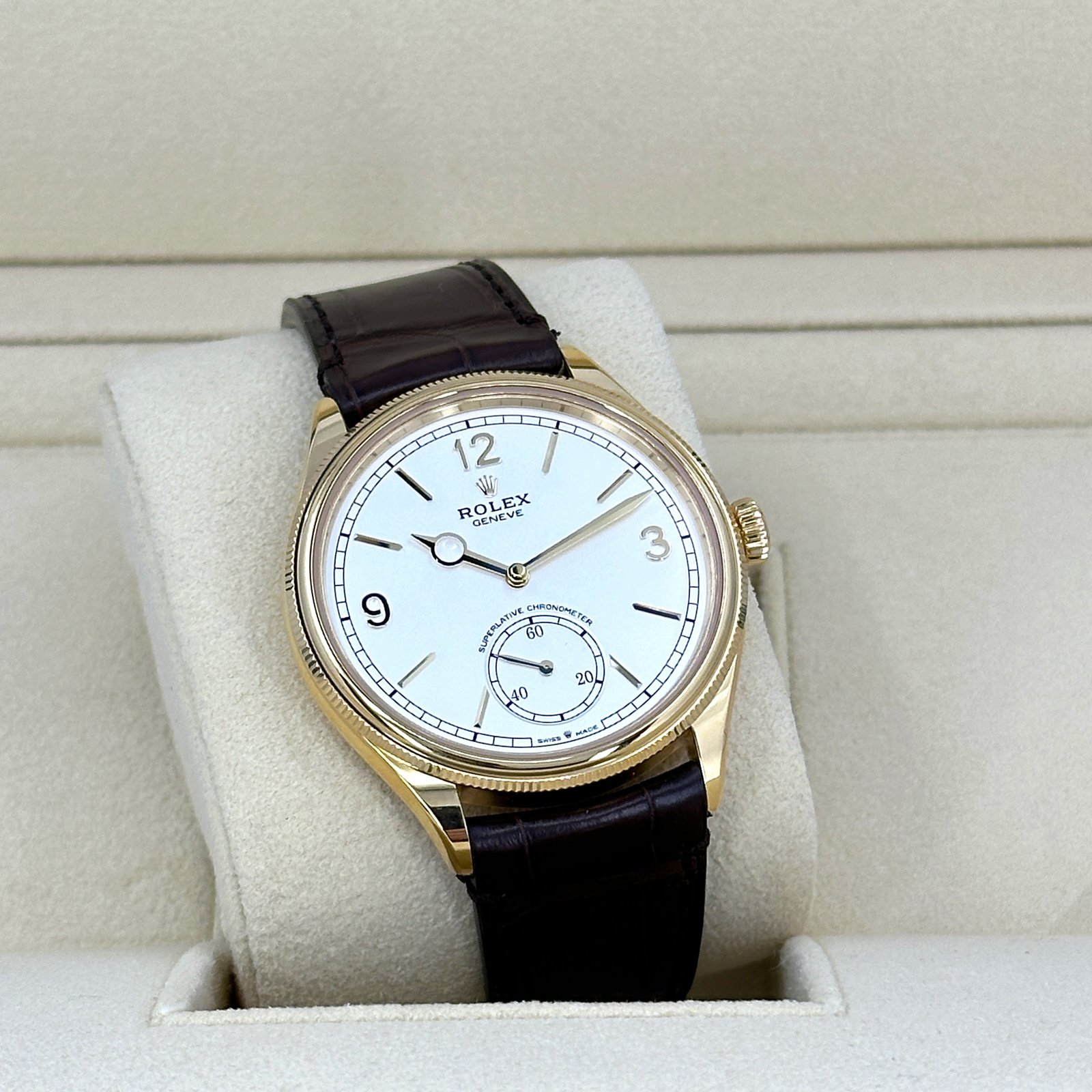 rolex perpetual 1908, 39mm, 18k yellow gold, ref# 52508 0006 rolex perpetual 1908, 39mm, 18k yellow gold, ref# 52508 0006