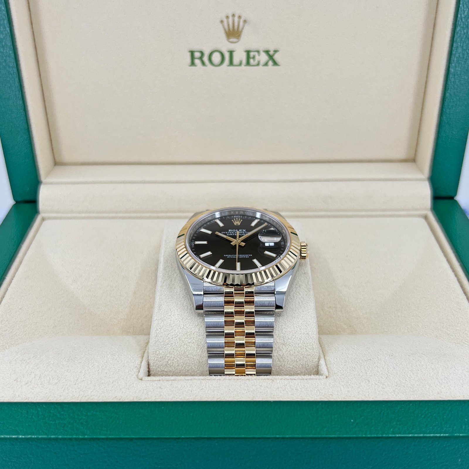 rolex datejust 41, 18k yellow gold and stainless steel, 41mm, ref# 126333 0014 rolex datejust 41, 18k yellow gold and stainless steel, 41mm, ref# 126333 0014