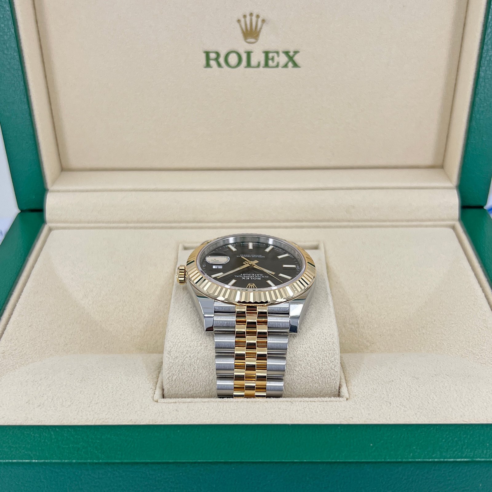 rolex datejust 41, 18k yellow gold and stainless steel, 41mm, ref# 126333 0014 rolex datejust 41, 18k yellow gold and stainless steel, 41mm, ref# 126333 0014