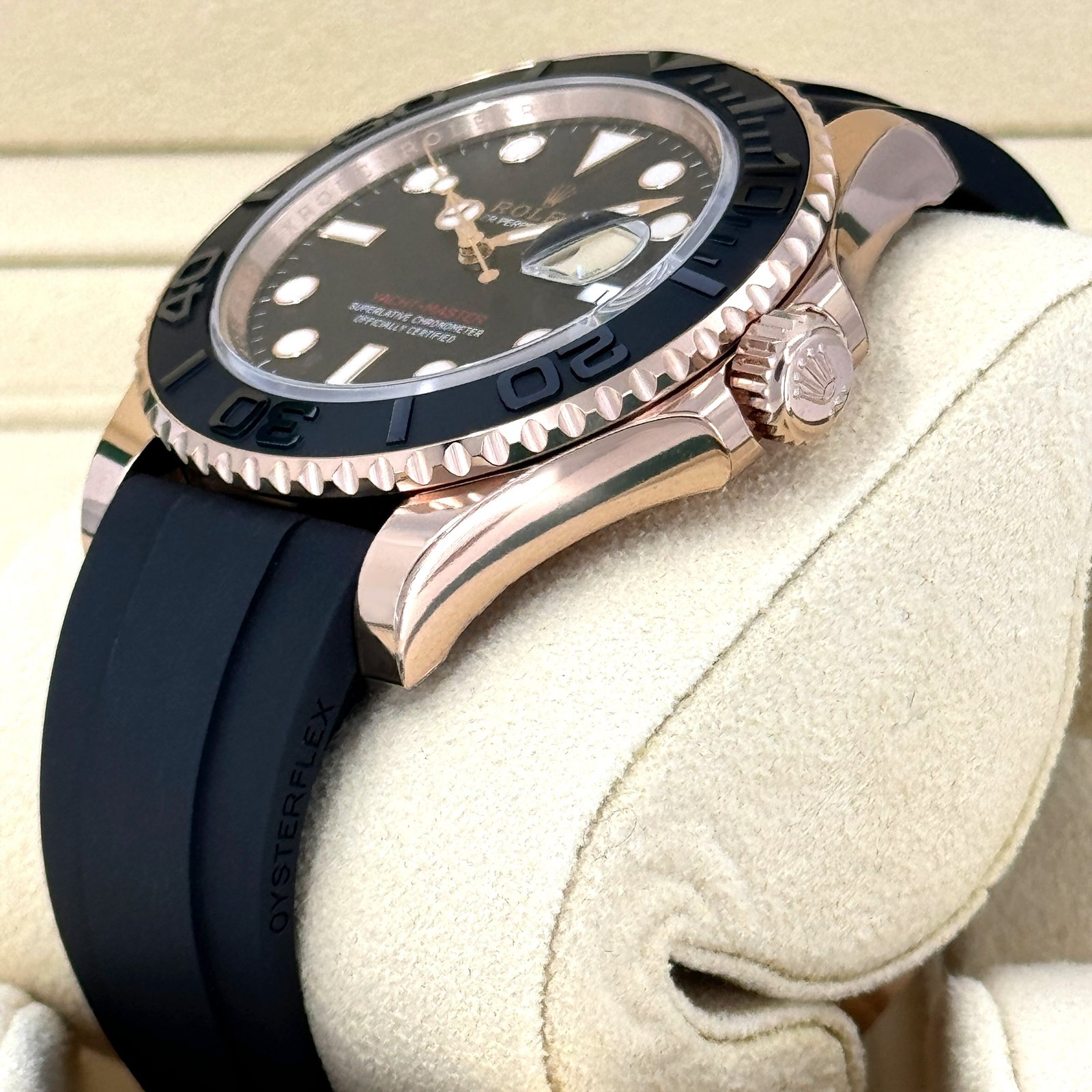 rolex yacht master 40, 18k everose gold, 40mm, ref# 126655 0002 rolex yacht master 40, 18k everose gold, 40mm, ref# 126655 0002