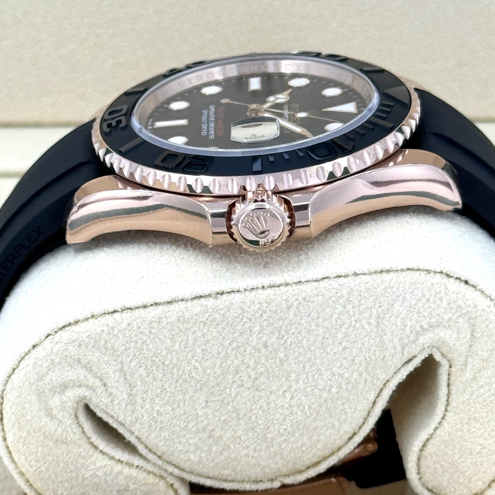 rolex yacht master 40, 18k everose gold, 40mm, ref# 126655 0002 rolex yacht master 40, 18k everose gold, 40mm, ref# 126655 0002