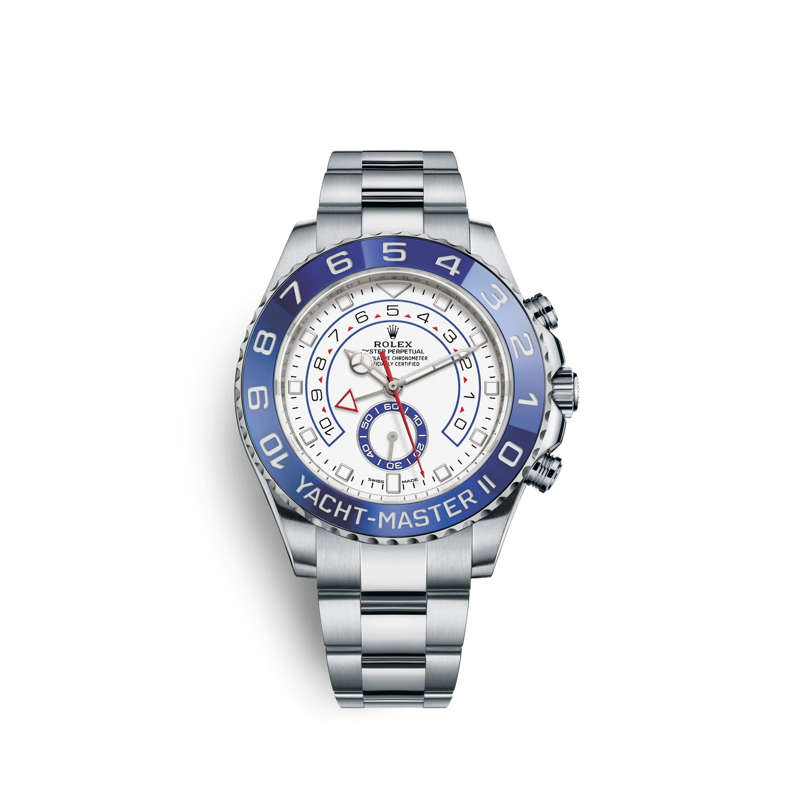 rolex yacht master ii, oystersteel, 44mm, ref# 116680 0002