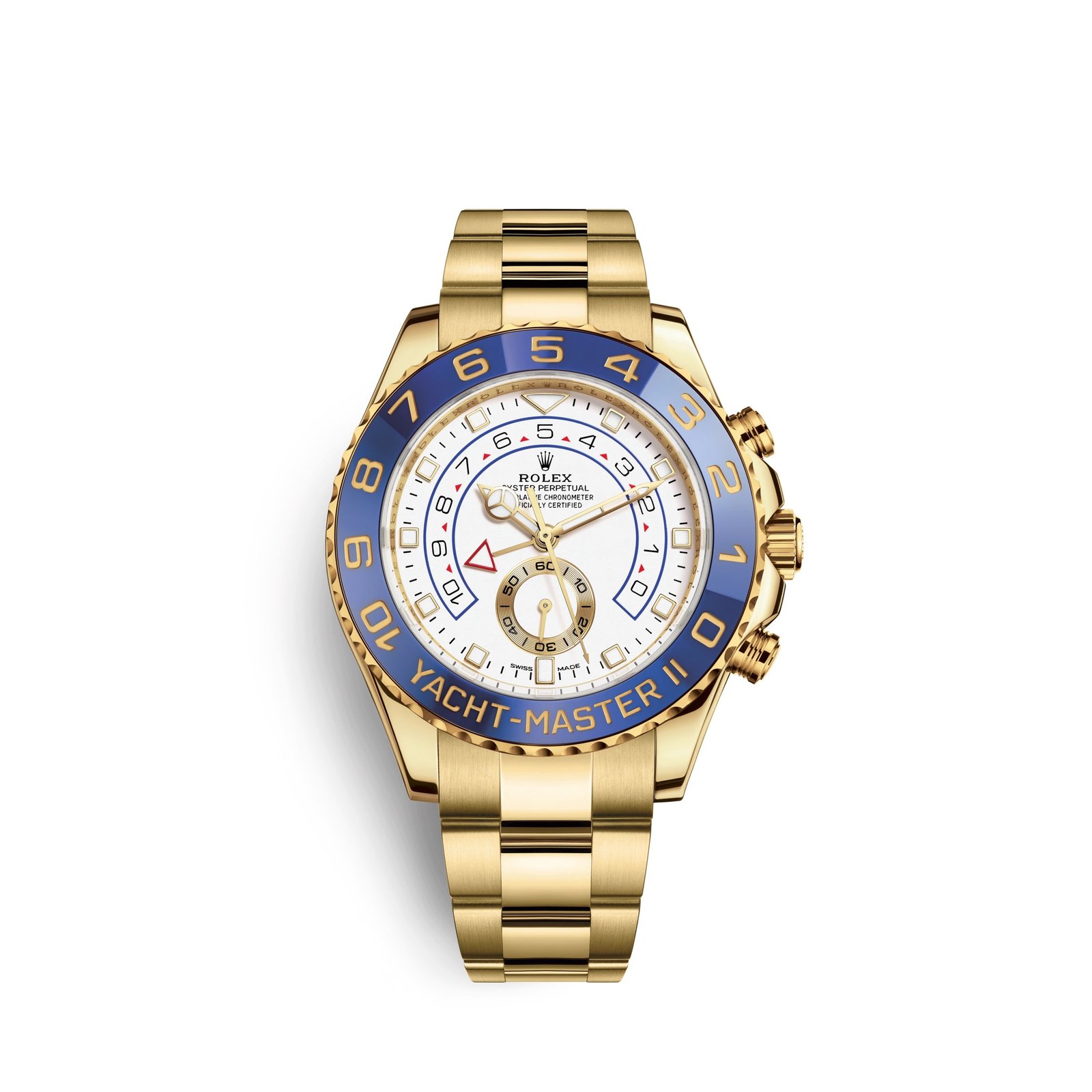 rolex yacht master ii, 18k yellow gold, 44mm, ref# 116688 0002