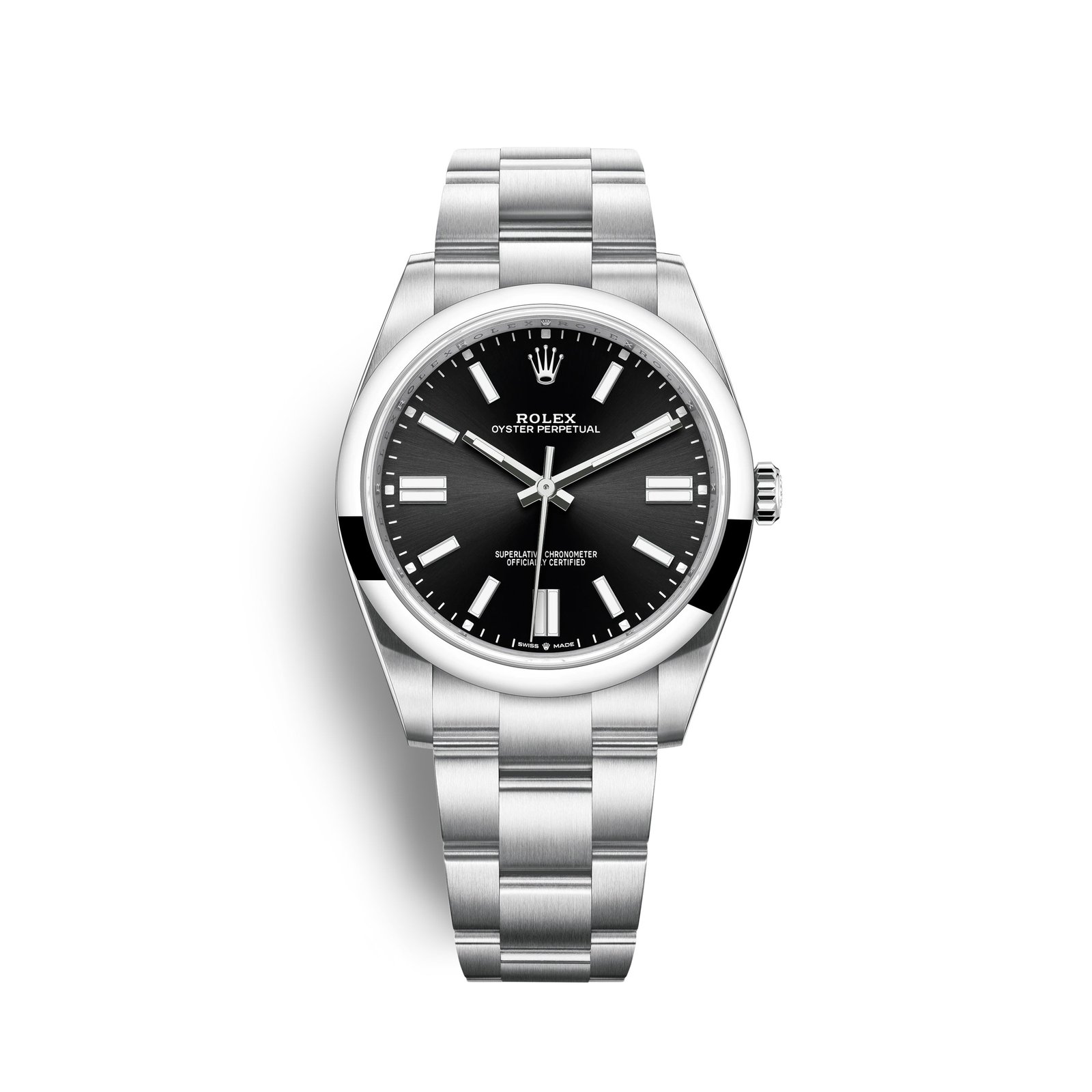 rolex oyster perpetual no date, stainless steel, 41mm, ref# 124300 0002
