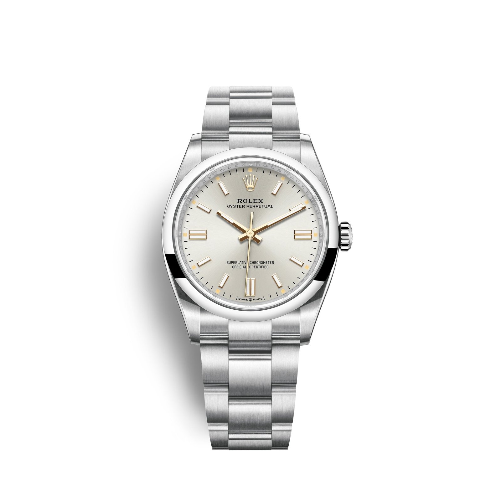 rolex oyster perpetual, stainless steel, 36mm, ref# 126000 0001