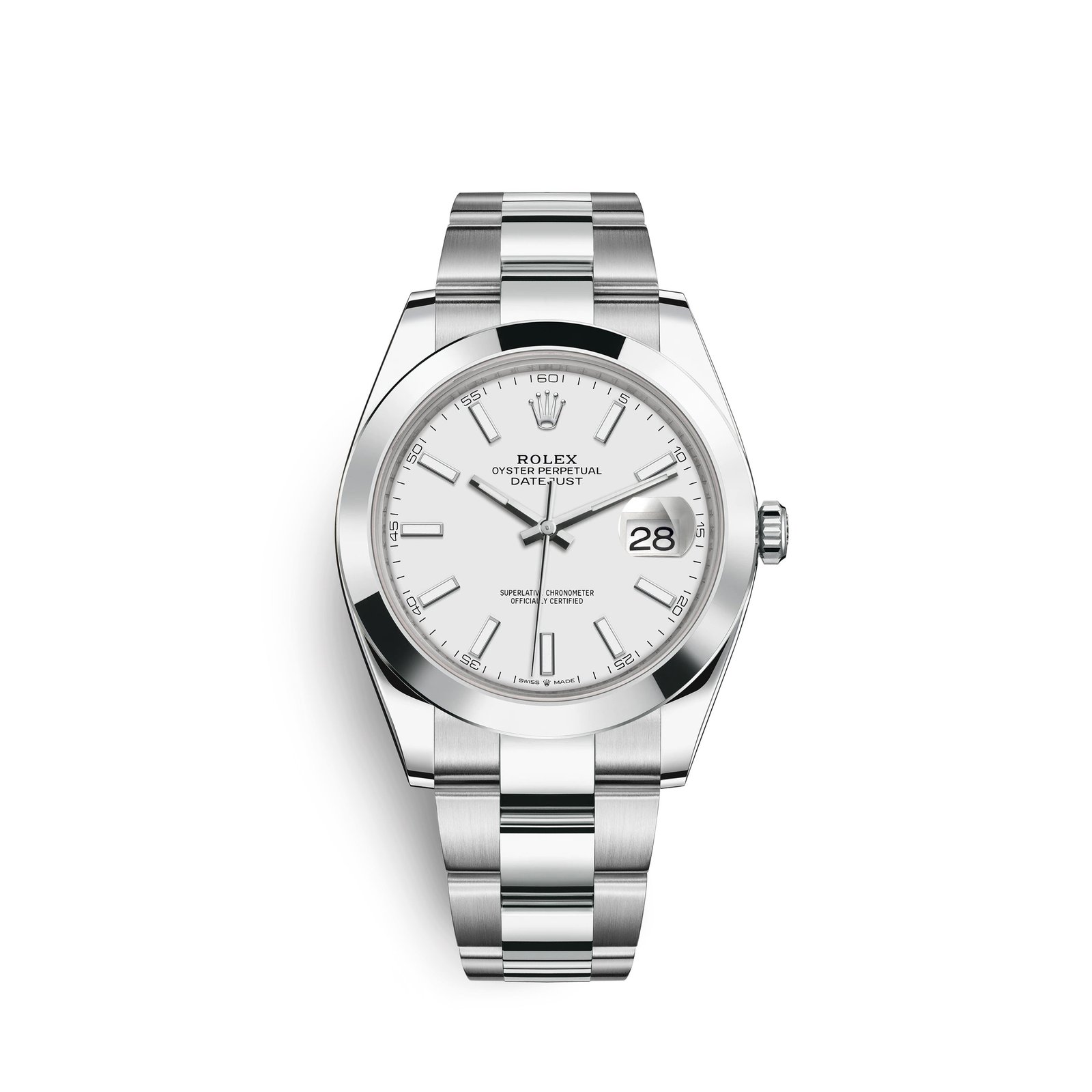 rolex datejust 41, stainless steel, 41mm, ref# 126300 0005