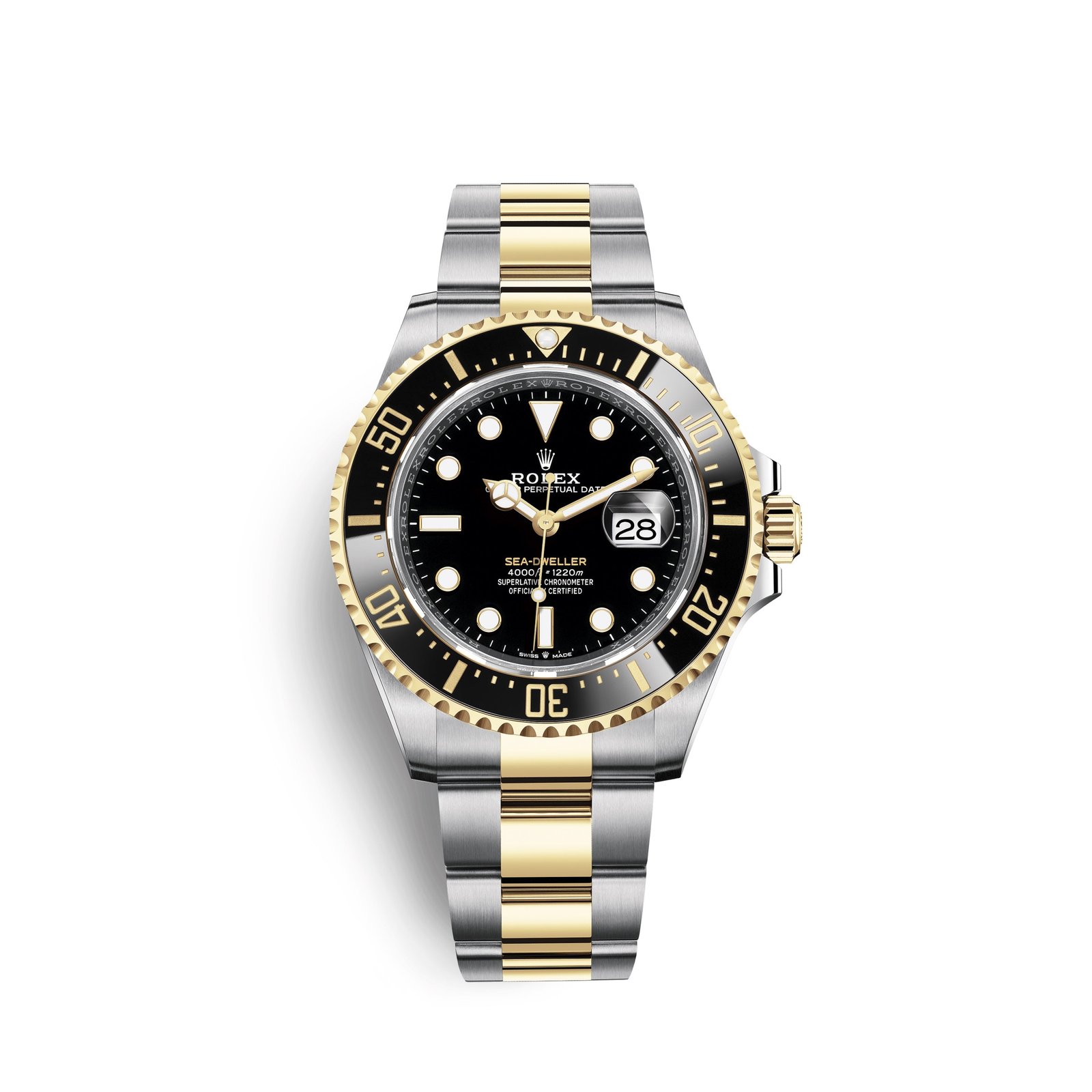 rolex sea dweller, stainless steel and 18k yellow gold, 43mm, ref# 126603 0001 rolex sea dweller, stainless steel and 18k yellow gold, 43mm, ref# 126603 0001