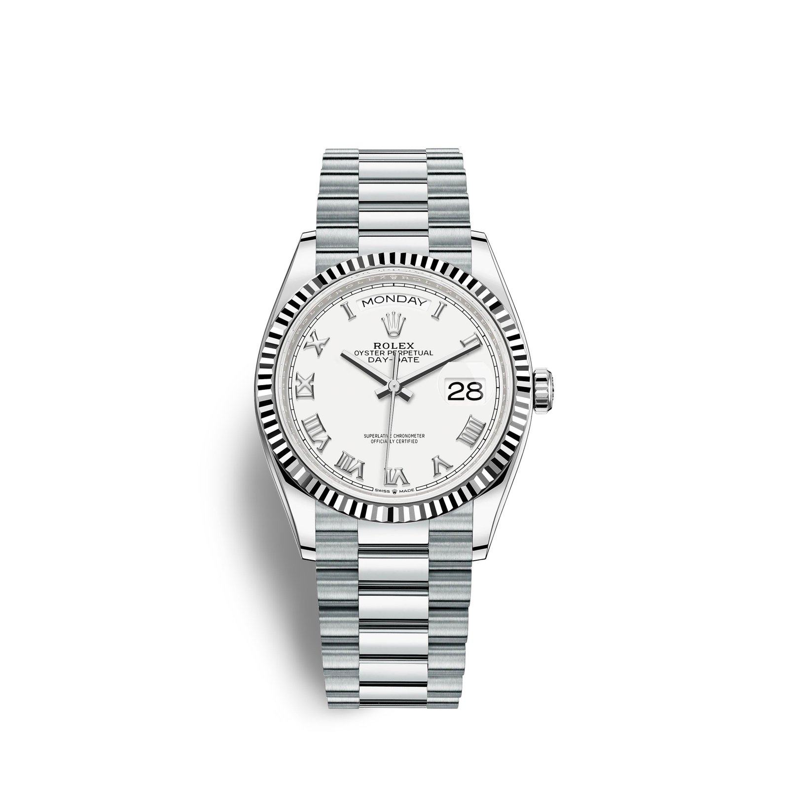 rolex day date, 36mm, platinum, ref# 128236 0007 rolex day date, 36mm, platinum, ref# 128236 0007