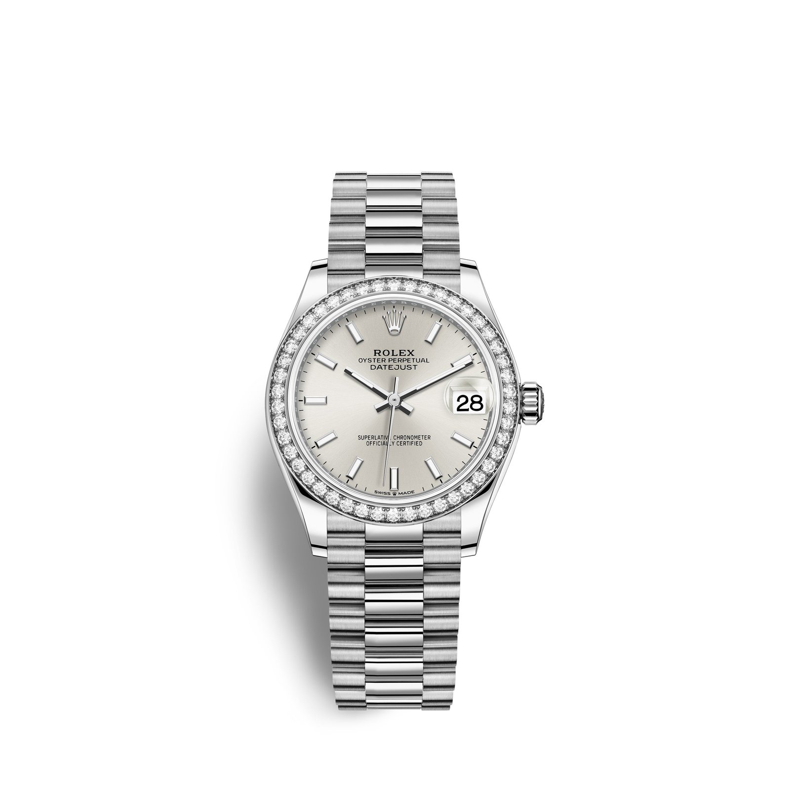 rolex datejust 31, 18kt white gold, ref# 278289rbr 0012 rolex datejust 31, 18kt white gold, ref# 278289rbr 0012