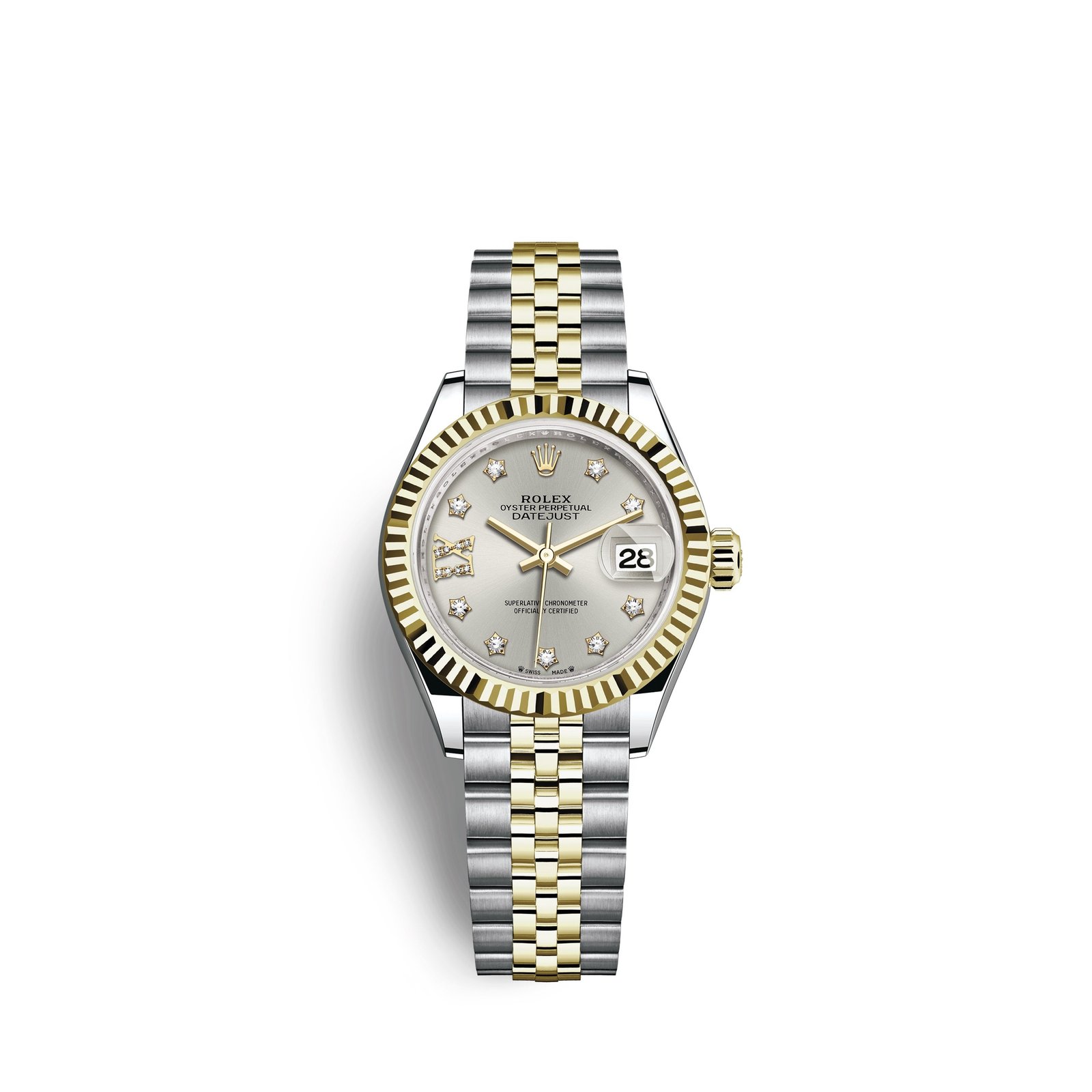 rolex lady datejust 28, oystersteel and 18k yellow gold, ref# 279173 0003 rolex lady datejust 28, oystersteel and 18k yellow gold, ref# 279173 0003