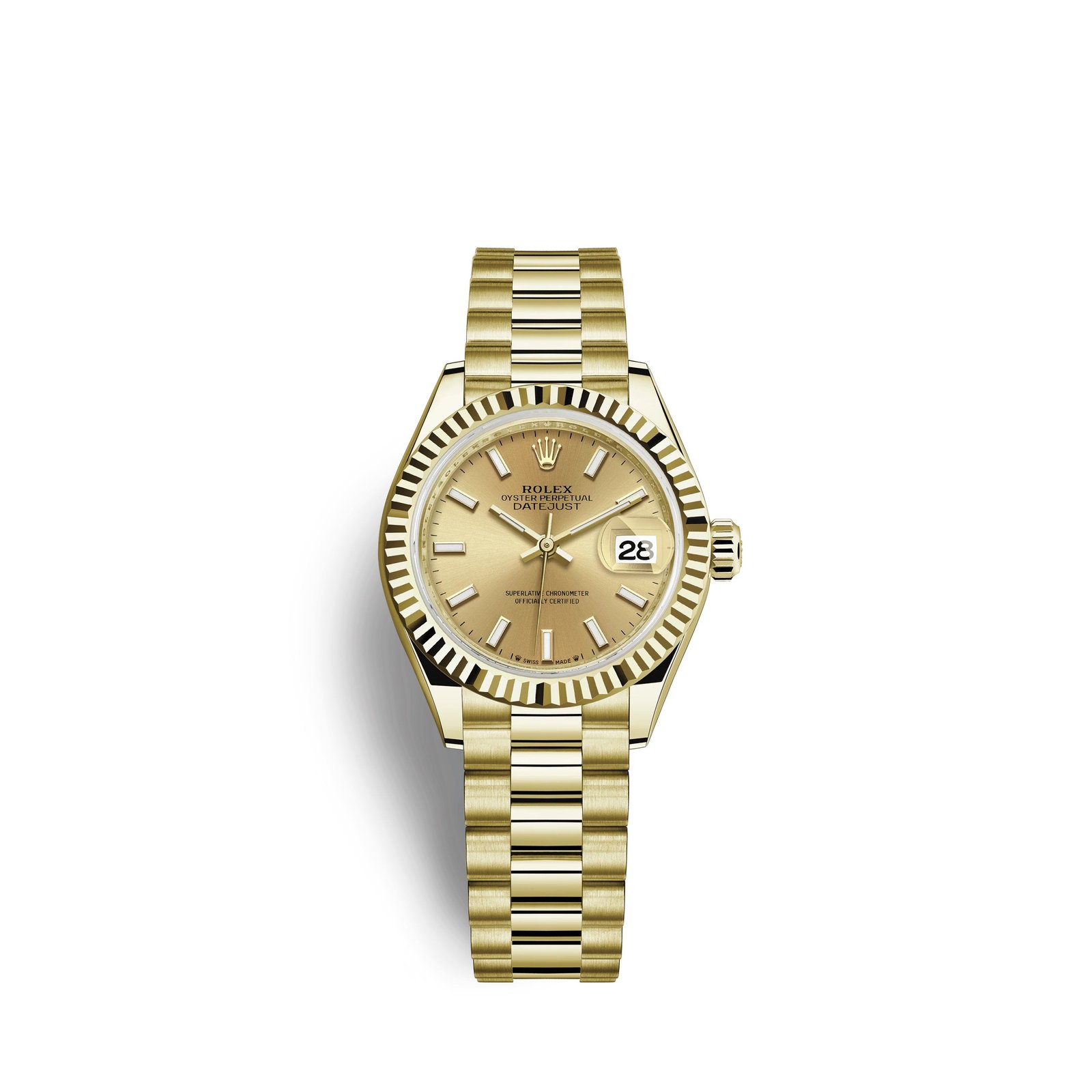 rolex lady datejust 28, 18k yellow gold, ref# 279178 0001 rolex lady datejust 28, 18k yellow gold, ref# 279178 0001